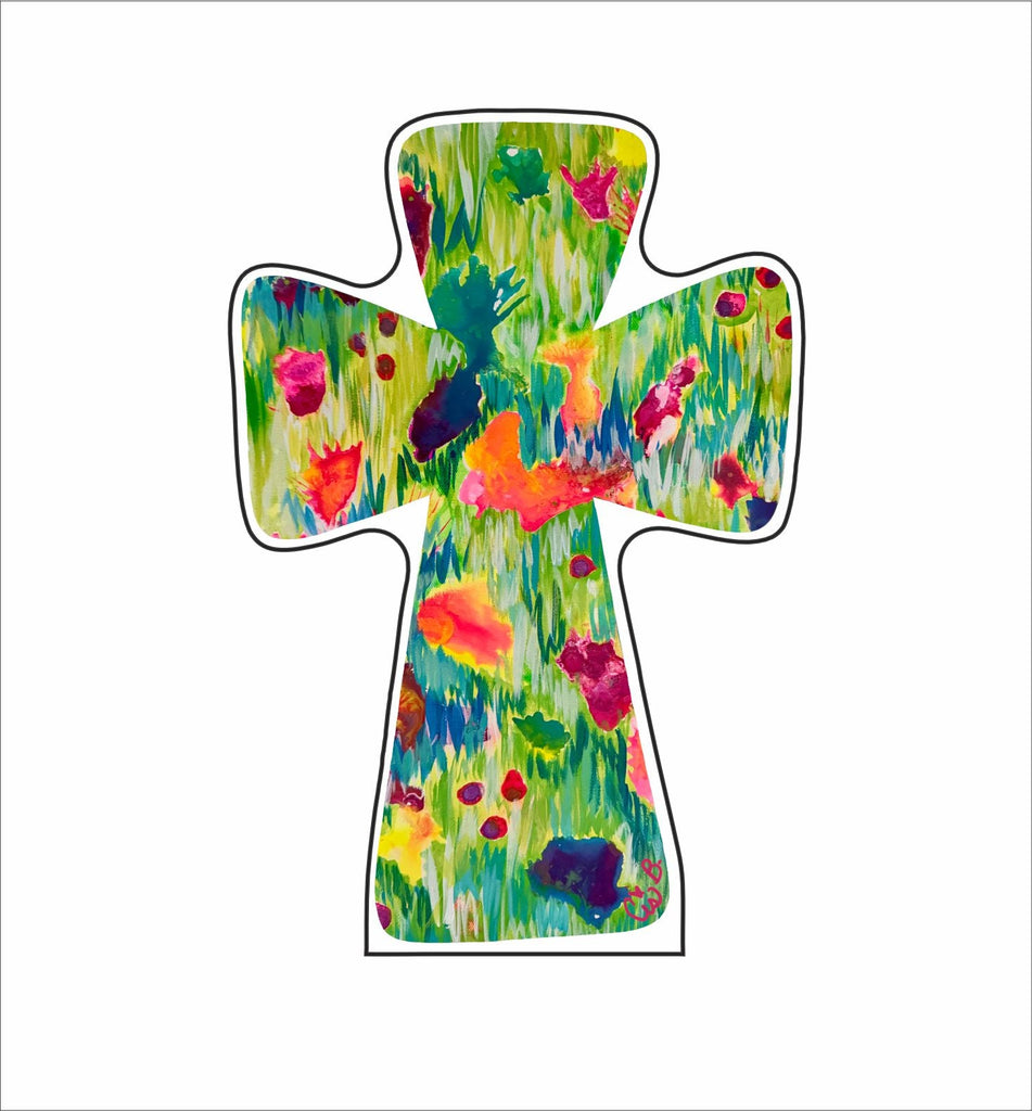 LBR-092 Tropicana Cross Mini | 0.50Acrylic Mini | Case of 25