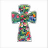 LBR-095  Starburst Cross Mini | 0.50Acrylic Mini | Case of 25