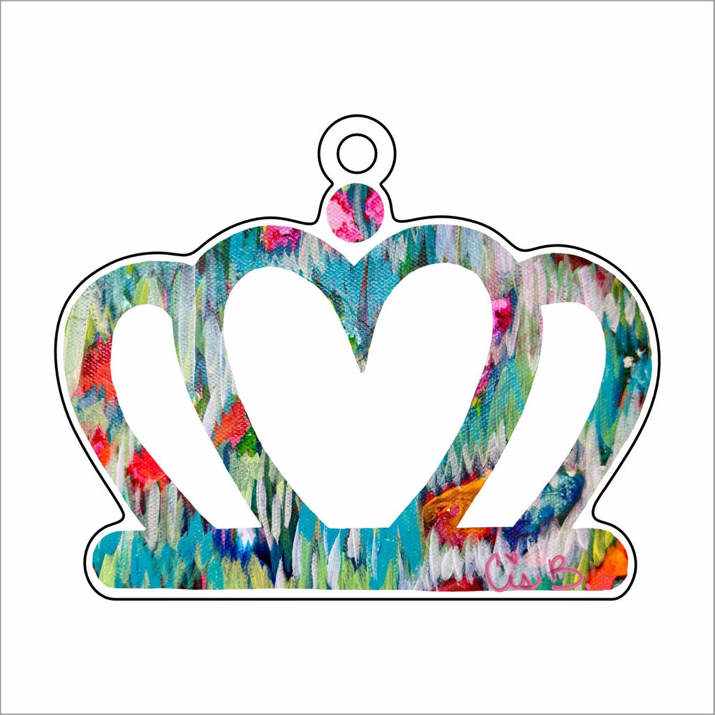 LBR-126 CLT Crown Granville Ornament | 0.25Acrylic Ornament | Case of 25