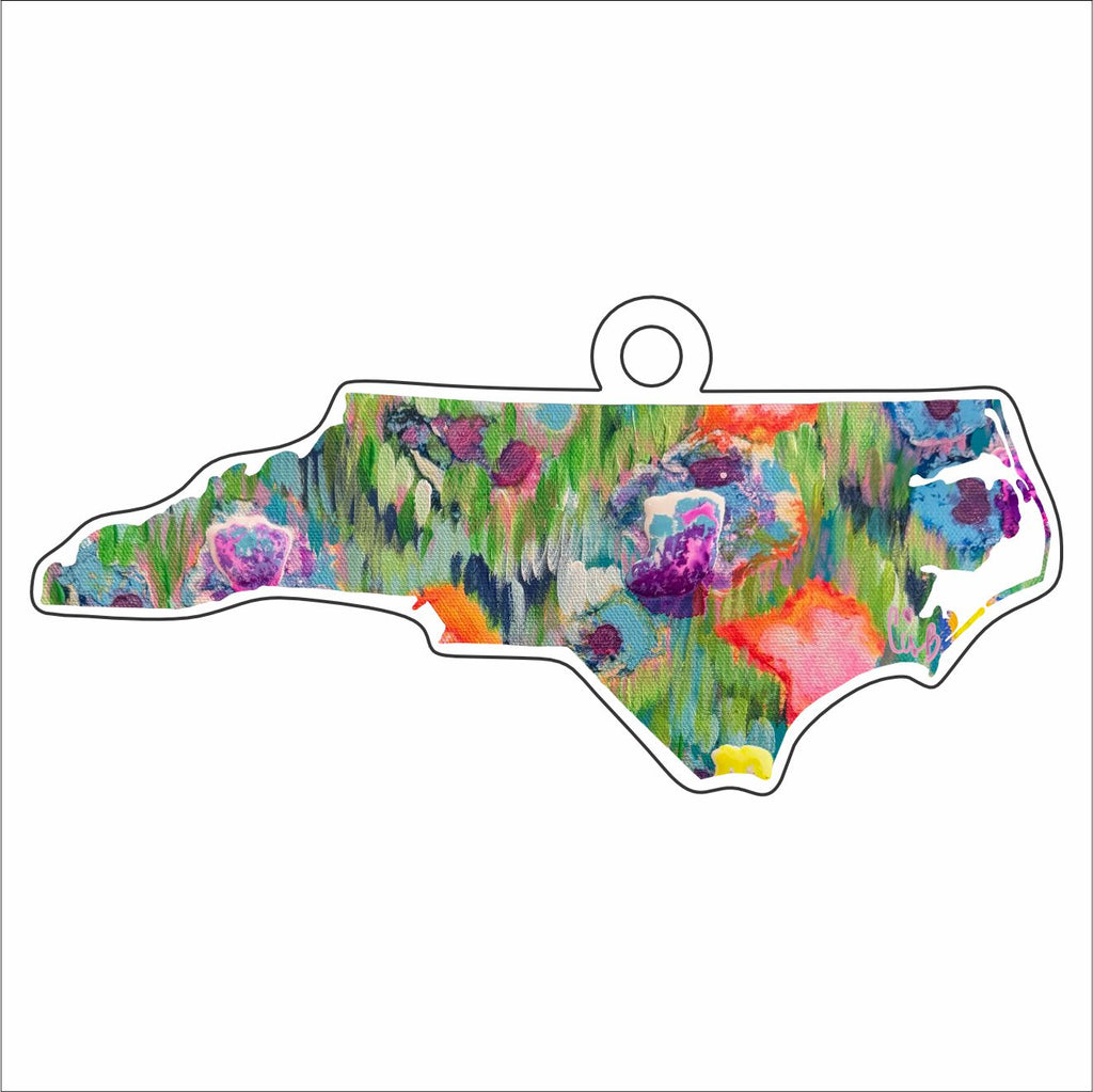 LBR-132 NC State Mulberry Ornament | 0.25Acrylic Ornament |
