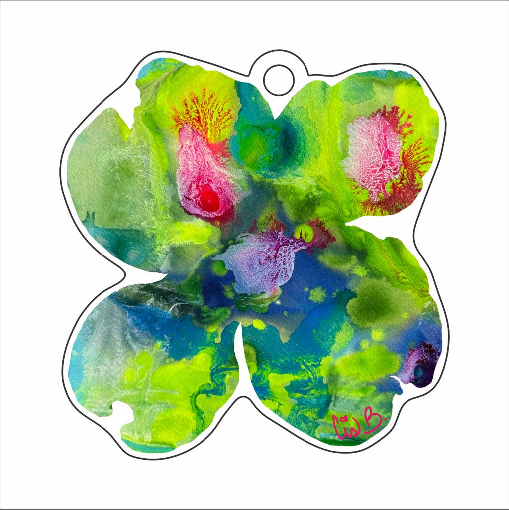 LBR-135 Bluebell Dogwood Ornament | 0.25Acrylic Ornament |