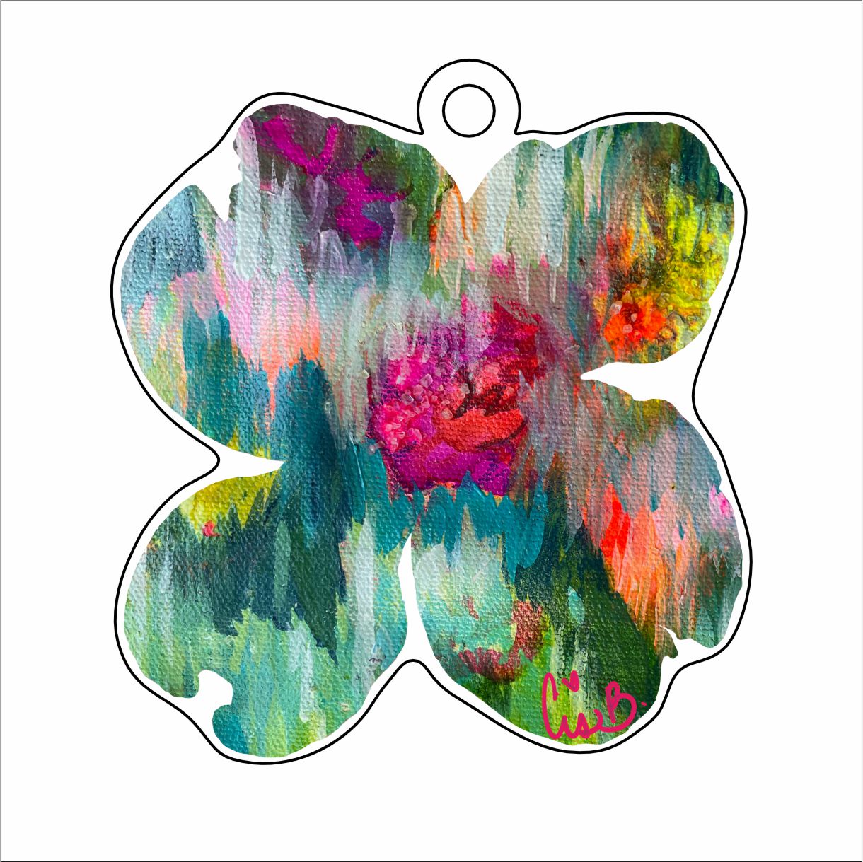 LBR-138 Wildflower Dogwood Ornament | 0.25Acrylic Ornament | Case of 25