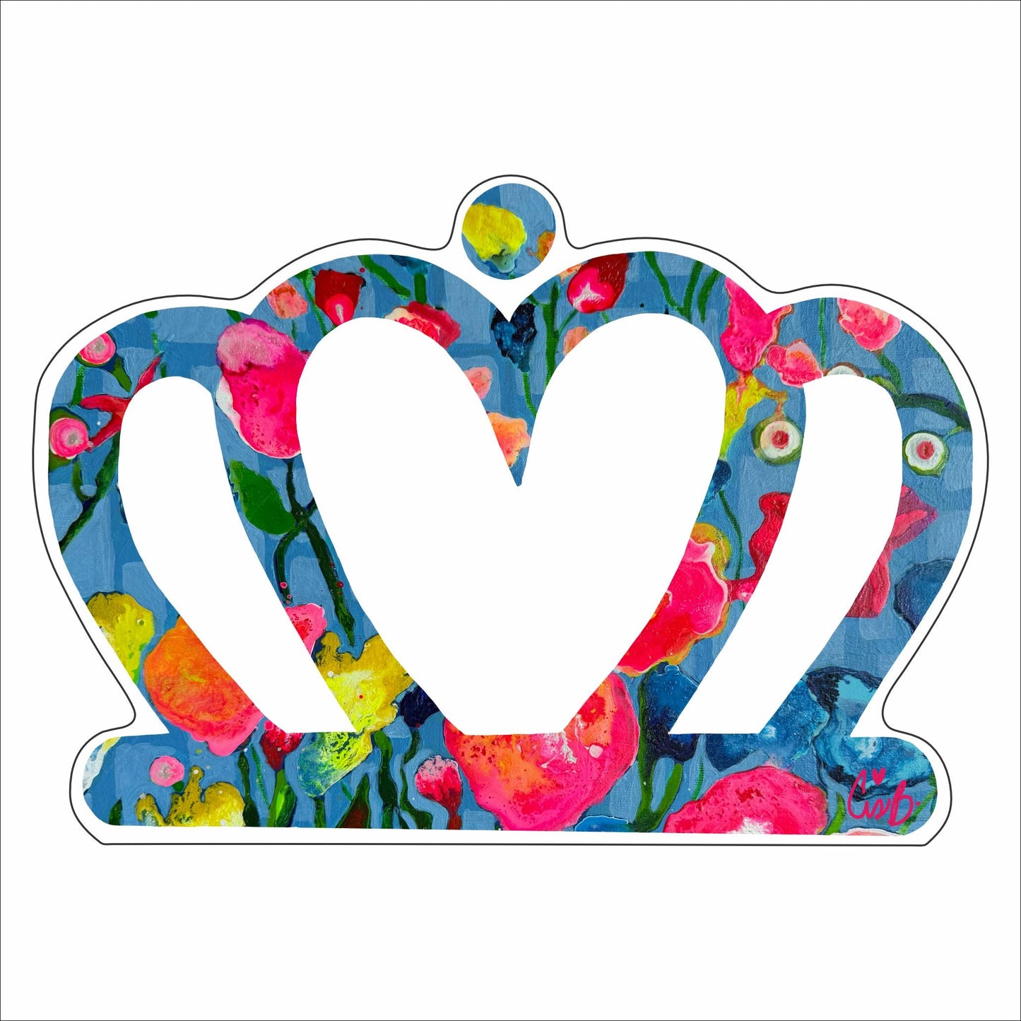 LBR-146 The Pinkettes Crown Mini | 0.50Acrylic Mini |