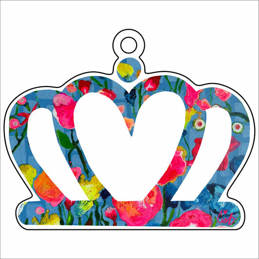 LBR-147 The Pinkettes Crown Ornament | 0.25Acrylic Ornament |