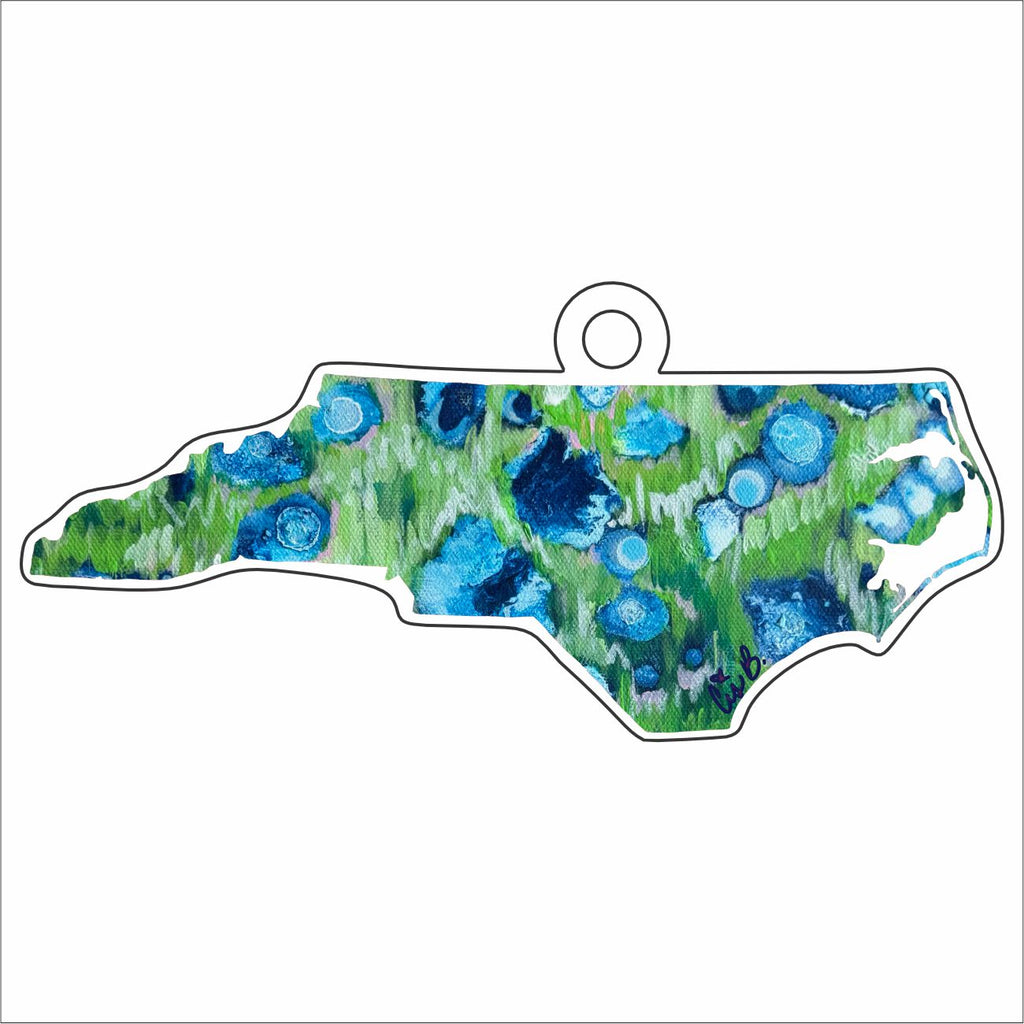 LBR-150 NC State Wild Blue Yonder Ornament | 0.25Acrylic Ornament |