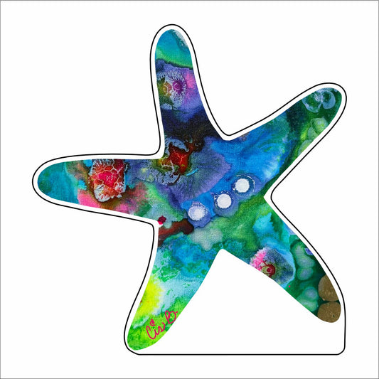 LBR-161 Twilight Starfish Mini | 0.50Acrylic Mini | Case of 25
