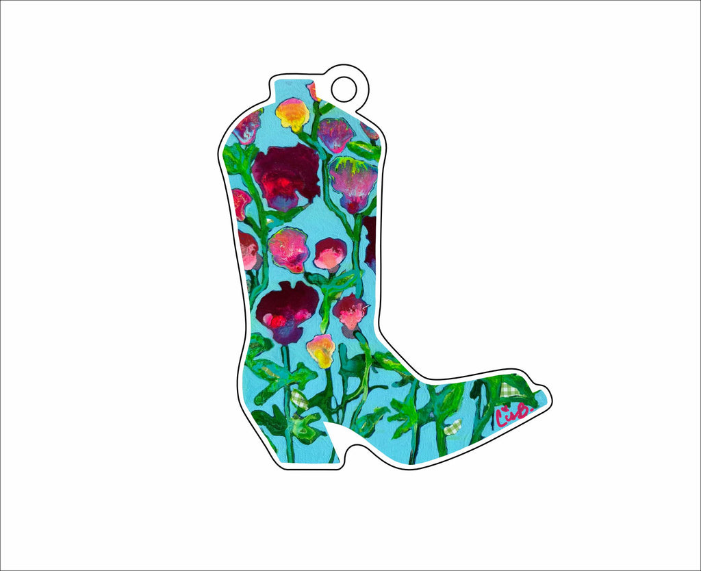 LBR-165 Summer Nights Boot Ornament | 0.25Acrylic Ornament |