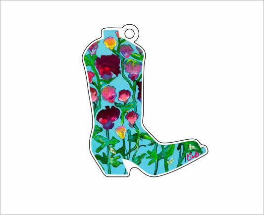 LBR-165 Summer Nights Boot Ornament | 0.25Acrylic Ornament | Case of 25