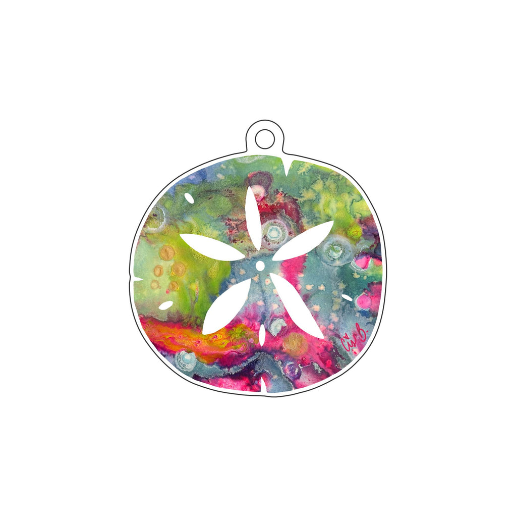LBR-177 Venus Sand Dollar Ornament | 0.25Acrylic Ornament