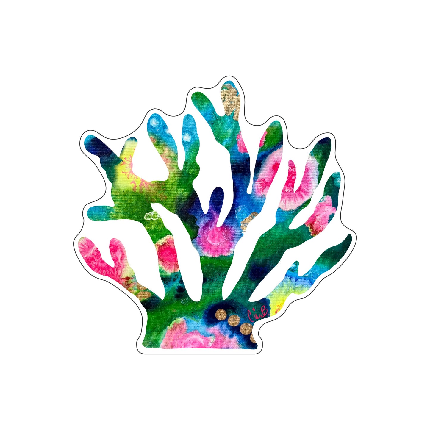 LBR-184 Mangrove Coral | 0.75Acrylic Contour