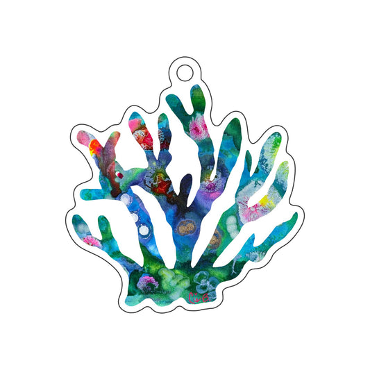 LBR-192 Perdido Coral Ornament | 0.25Acrylic Ornament | Case of 25