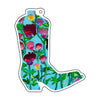 LBR-196 Summer Nights Boot Keychain | 0.125Acrylic Keychain | Set of 10
