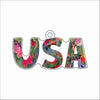 LBR-206 USA Ornament | 0.25Acrylic Ornament