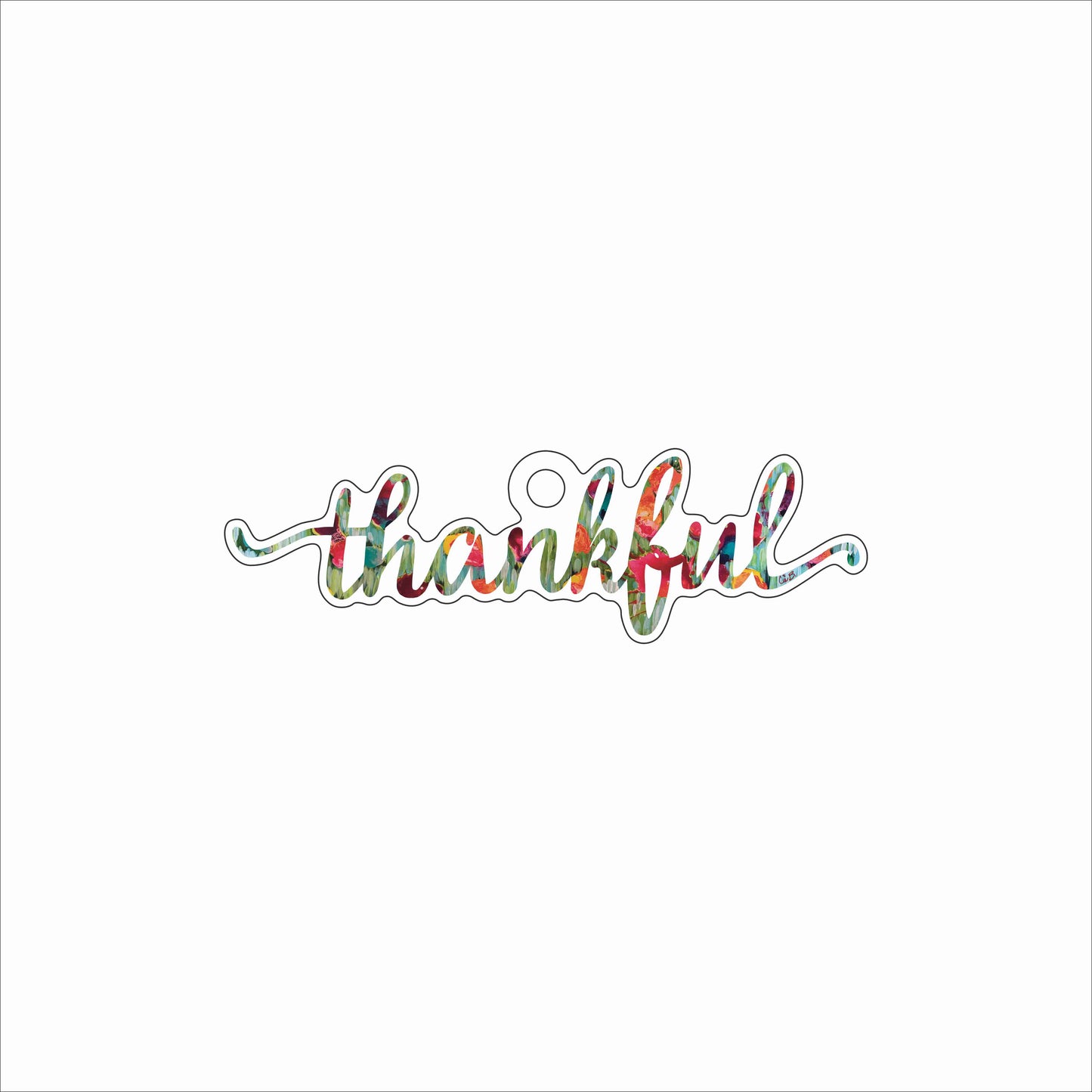 LBR-212 Mystic Thankful Ornament | 0.25Acrylic Ornament