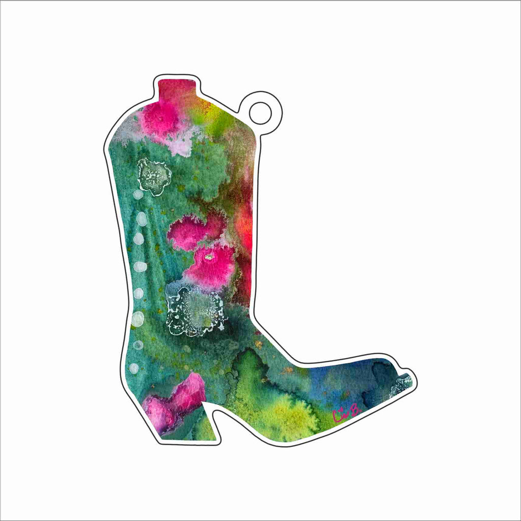 LBR-215 Woodstock Boot Ornament | 0.25Acrylic Ornament