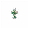 LBR-218 Magnolia Cross Trinket | 0.125Acrylic Mahjong Trinket | Set of 20