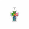 LBR-222 Island Cross Trinket | 0.25Acrylic Mahjong Trinket | Case of 10