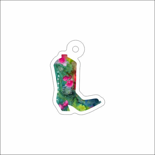 LBR-228 Woodstock Boot Trinket | 0.25Acrylic Mahjong Trinket | Case of 10