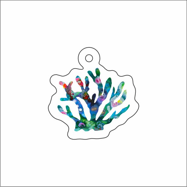 LBR-229 Perdido Coral Trinket | 0.25Acrylic Mahjong Trinket | Case of 10
