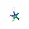 LBR-231 Twilight Starfish Trinket | 0.25Acrylic Mahjong Trinket | Case of 10