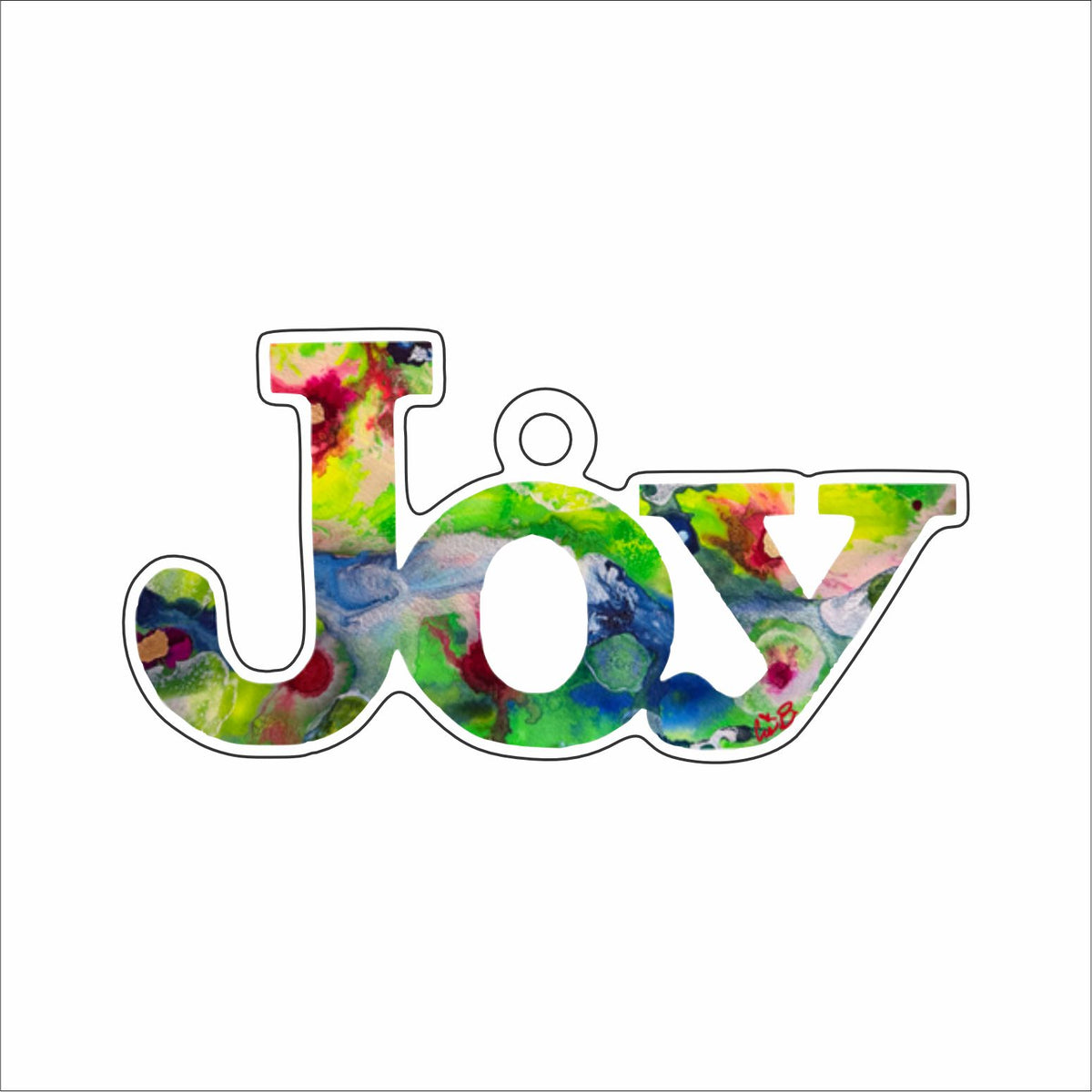 LBR-236 Festive Joy Ornament | 0.25Acrylic Ornament