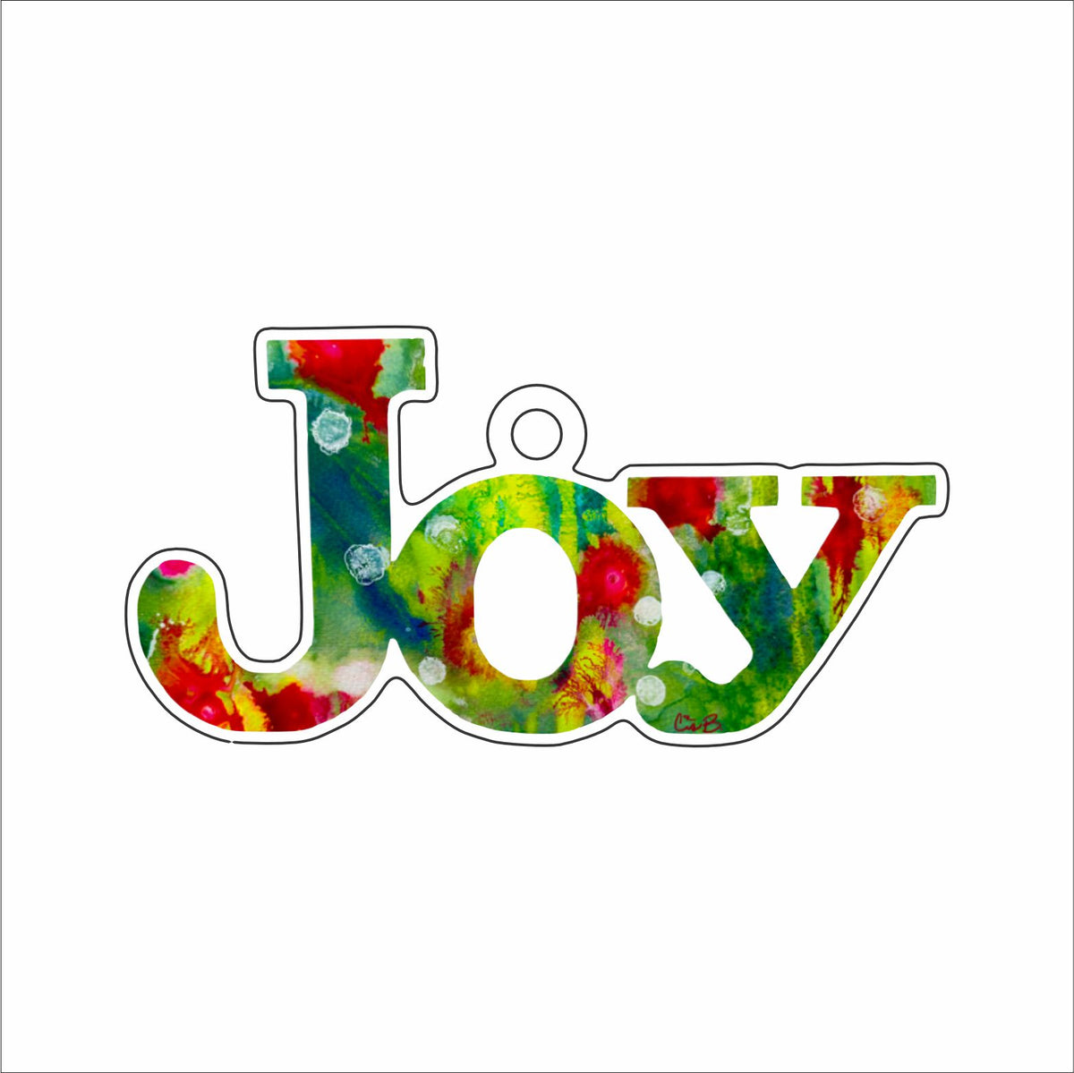 LBR-238 Holiday Joy Ornament | 0.25Acrylic Ornament