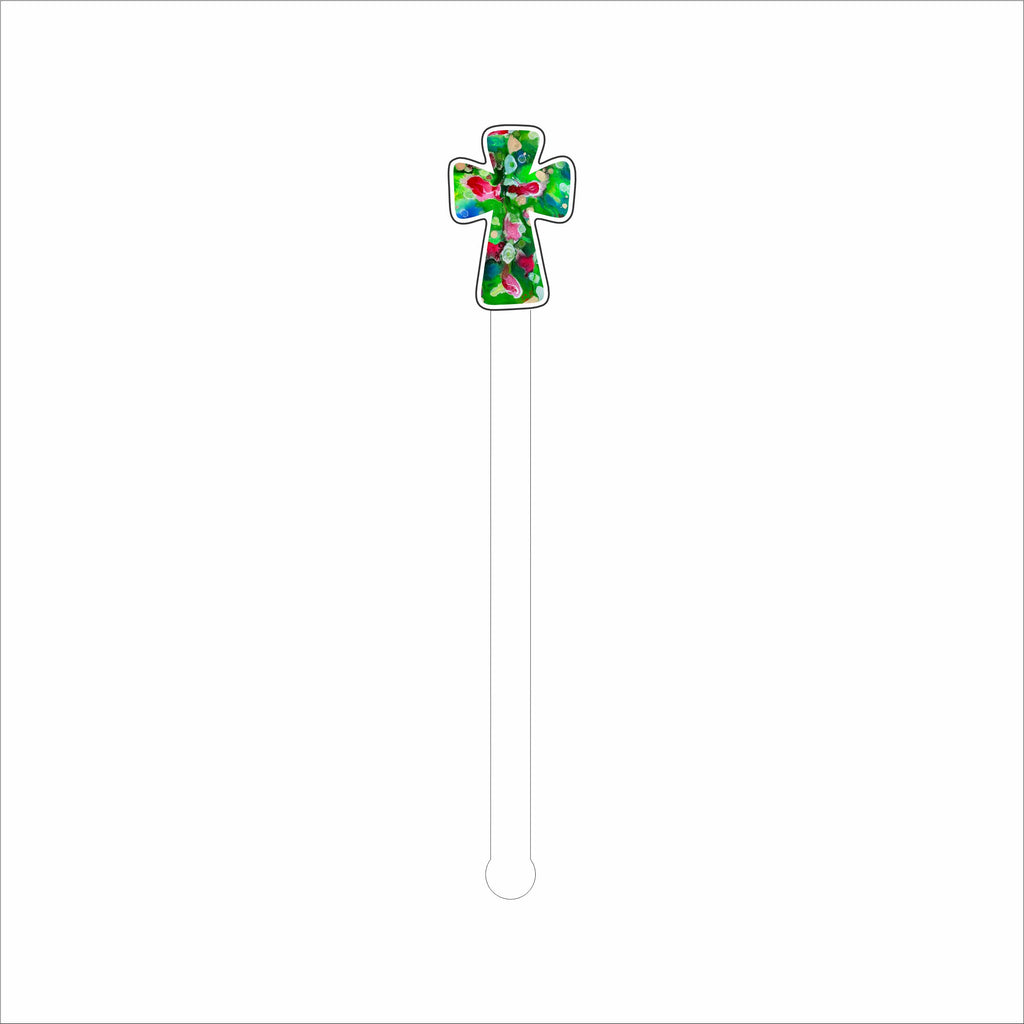 LBR-253 Berry Drink Stirrer | 0.125Acrylic Stirrer | Case of 4