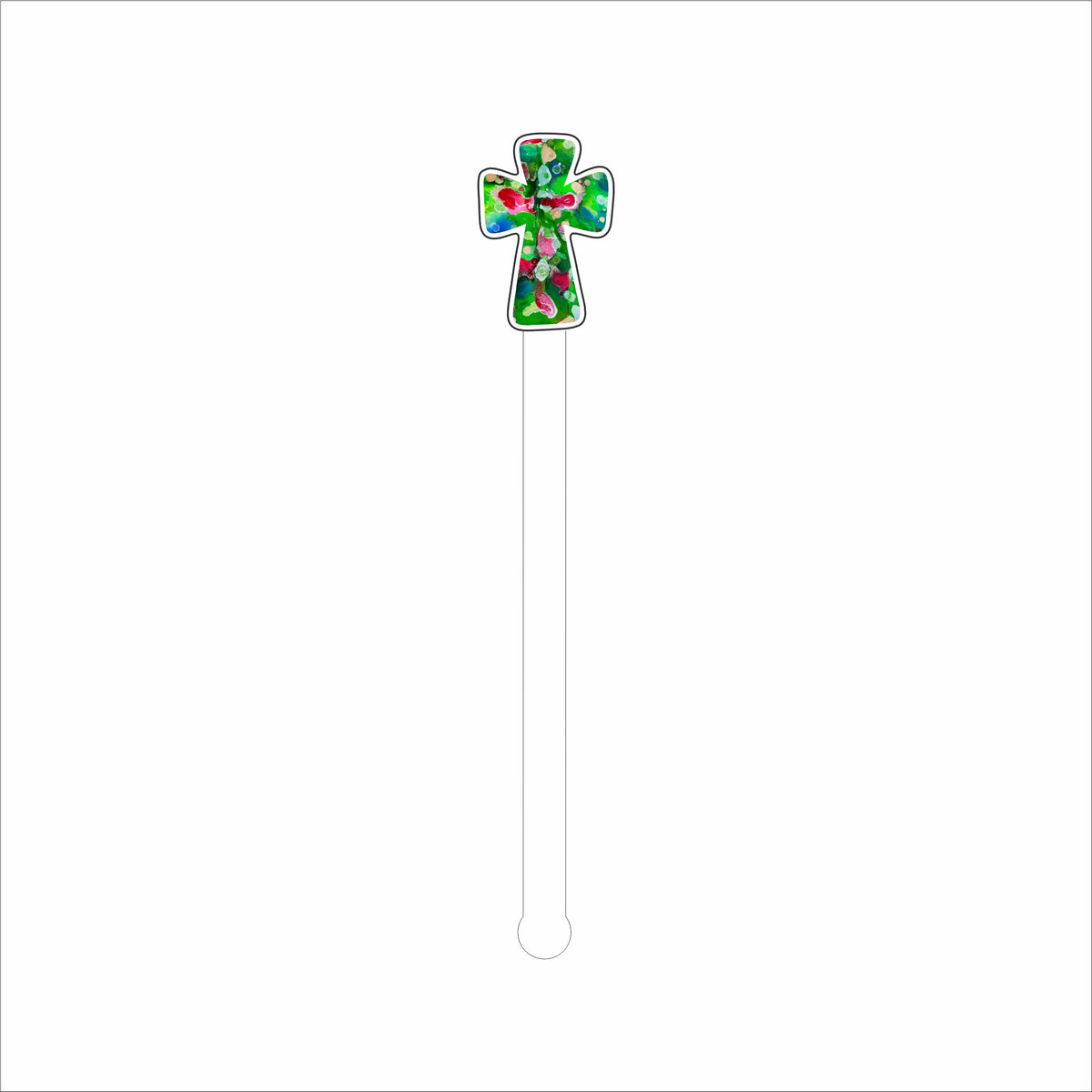 LBR-253 Berry Drink Stirrer | 0.125Acrylic Stirrer | Case of 4