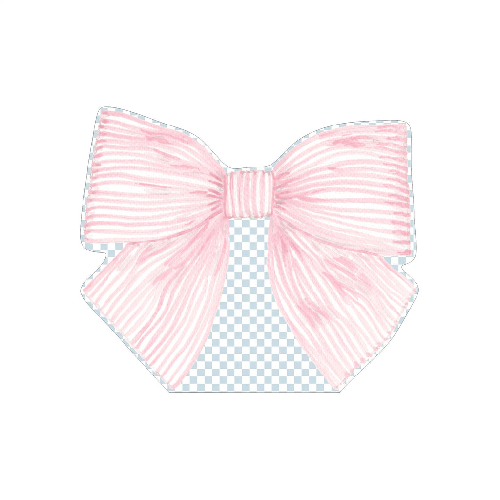 Pink Bow | 0.75in. Acrylic Cutout  | Case (any 10+)