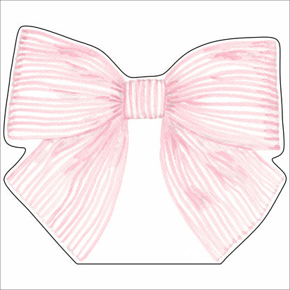 LCA-002 Pink Bow | 0.75in. Acrylic Cutout