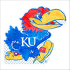 Jayhawk - Mirrored Front/Back | 0.75in. Acrylic Cutout | Bulk (Batch of 42)