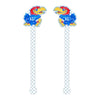 Jayhawk Drink Stirrer - Mirrored Front/Back | 0.125in. Acrylic Cutout | Case (Pack of 150)
