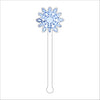 LCA-010 Snowflake 1 | 0.125in. Acrylic Drink Stirrer | Mix & Match (any 10+)
