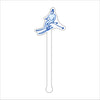 LCA-014 Skiier 1 | 0.125in. Acrylic Drink Stirrer | Case of 100
