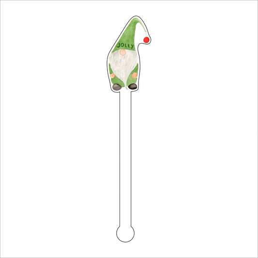 LCA-024 Gnome 3 | 0.125in. Acrylic Drink Stirrer | Case of 25