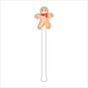 LCA-026 Gingerbread Man | 0.125in. Acrylic Drink Stirrer | Case of 25