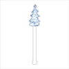 LCA-029 Christmas Tree | 0.125in. Acrylic Drink Stirrer | Case of 25