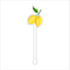 Lemon Pair | 0.125in. Acrylic Drink Stirrer | Mix & Match (any 10+)
