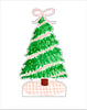 LCA-059 Pink Gingham Christmas Tree | 0.75Acrylic Contour |