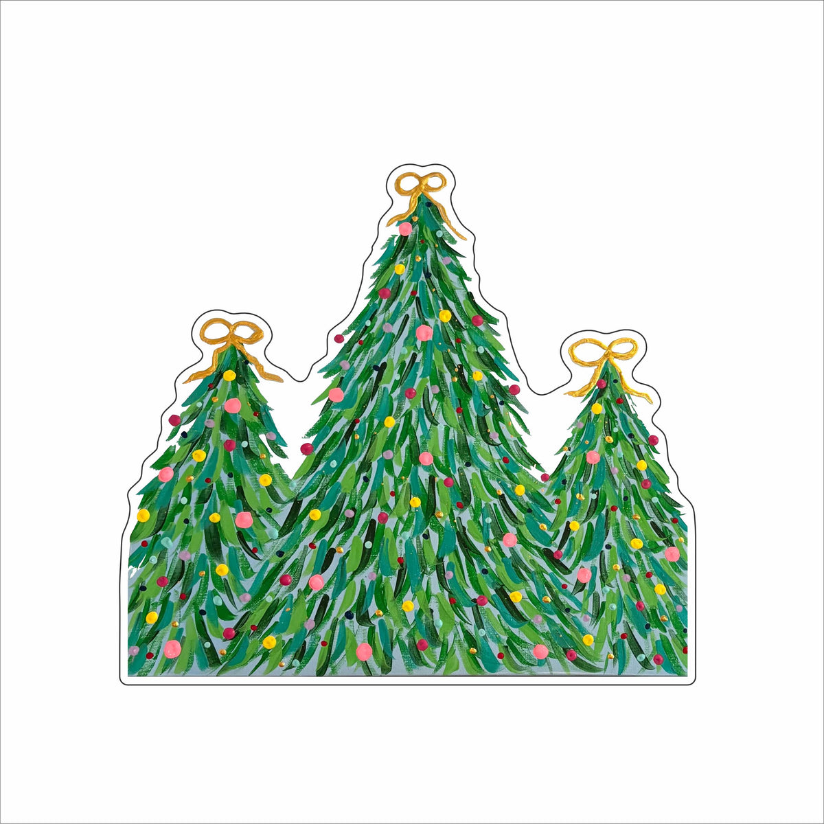 LCC-007 Christmas Trees | 0.75Acrylic Contour