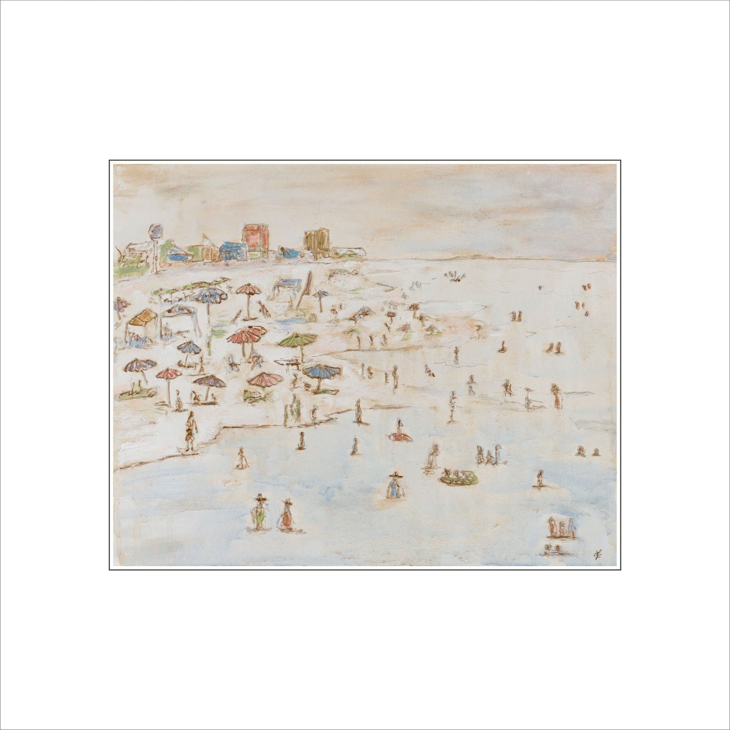 LFA-002 Seaside Fun | 0.75in. Acrylic Contour |