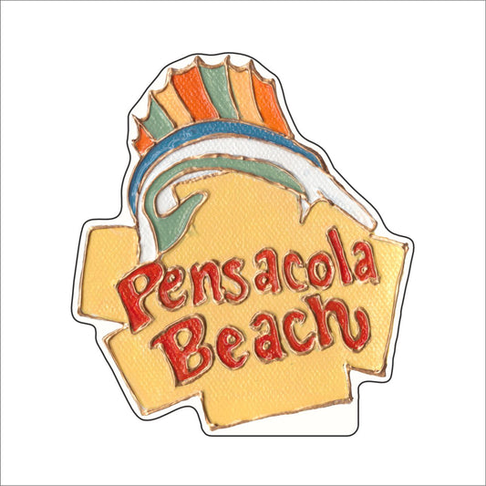 LFA-003 Pensacola Beach Sign | 0.50in. Acrylic Contour |