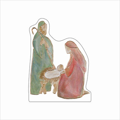 LFA-005 Nativity Holy Family | 0.75Acrylic Contour |