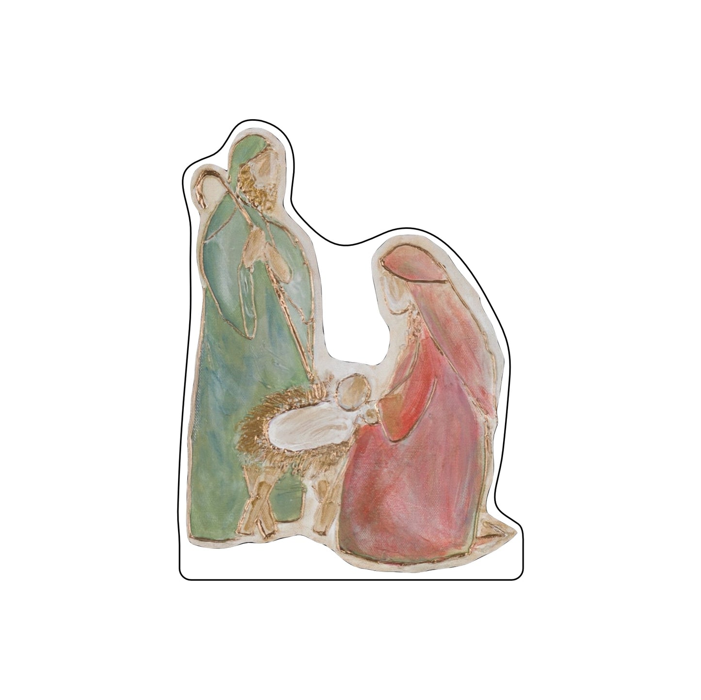 LFA-006  Nativity Holy Family Mini | 0.50Acrylic Mini | Case of 25