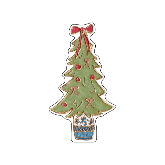 LFA-018 Red Bow Christmas Tree Mini | 0.50Acrylic Mini |