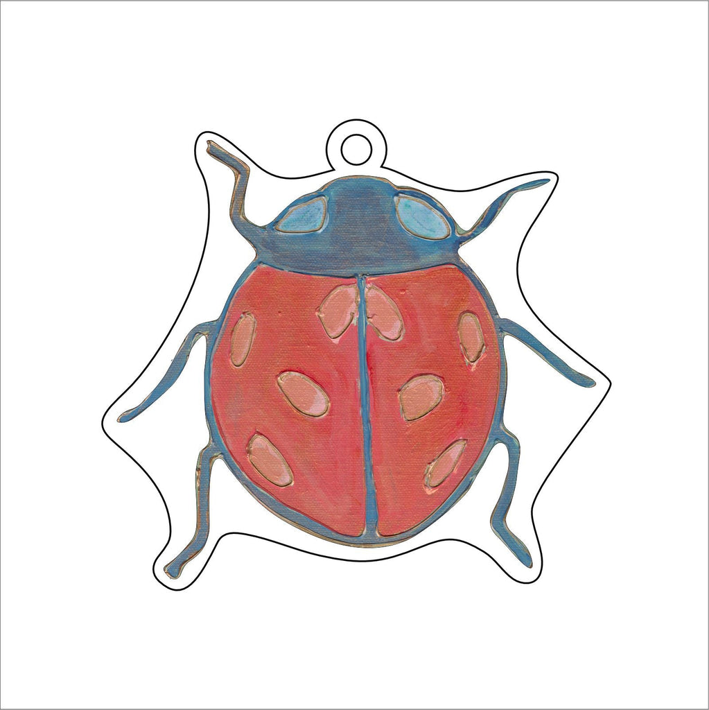 LFA-034 Ladybug Ornament | 0.25Acrylic Ornament | Case of 25