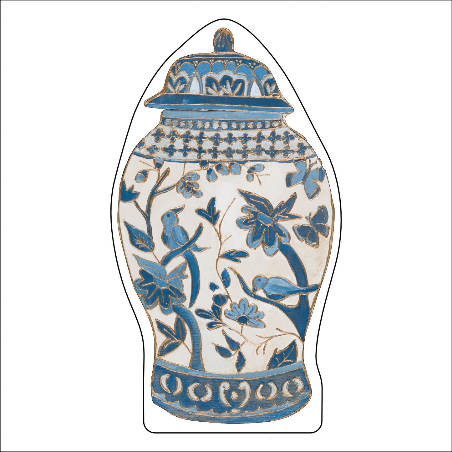 LFA-036 Bird Vase Mini | 0.50Acrylic Mini | Case of 25