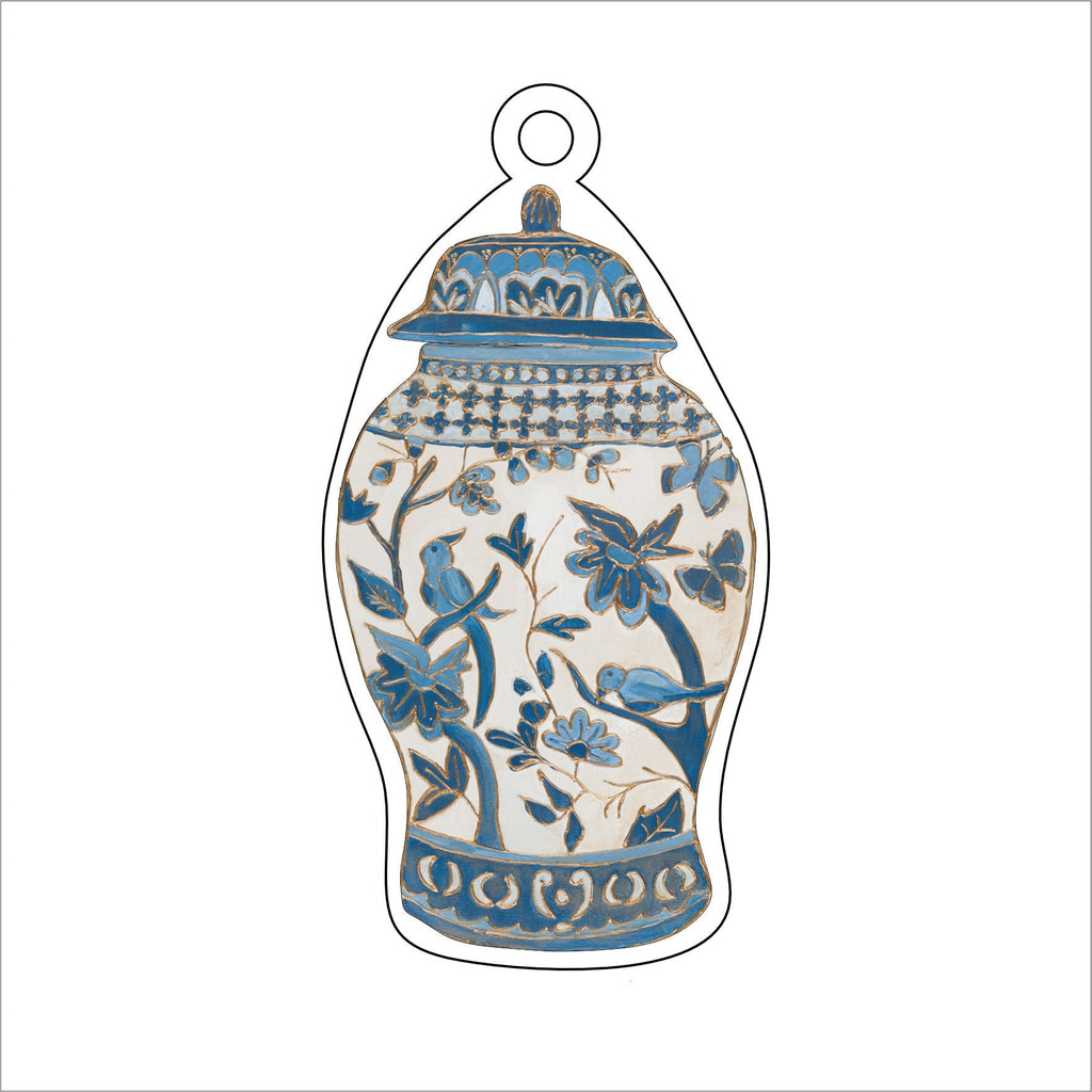 LFA-037 Bird Vase Ornament | 0.25Acrylic Ornament |
