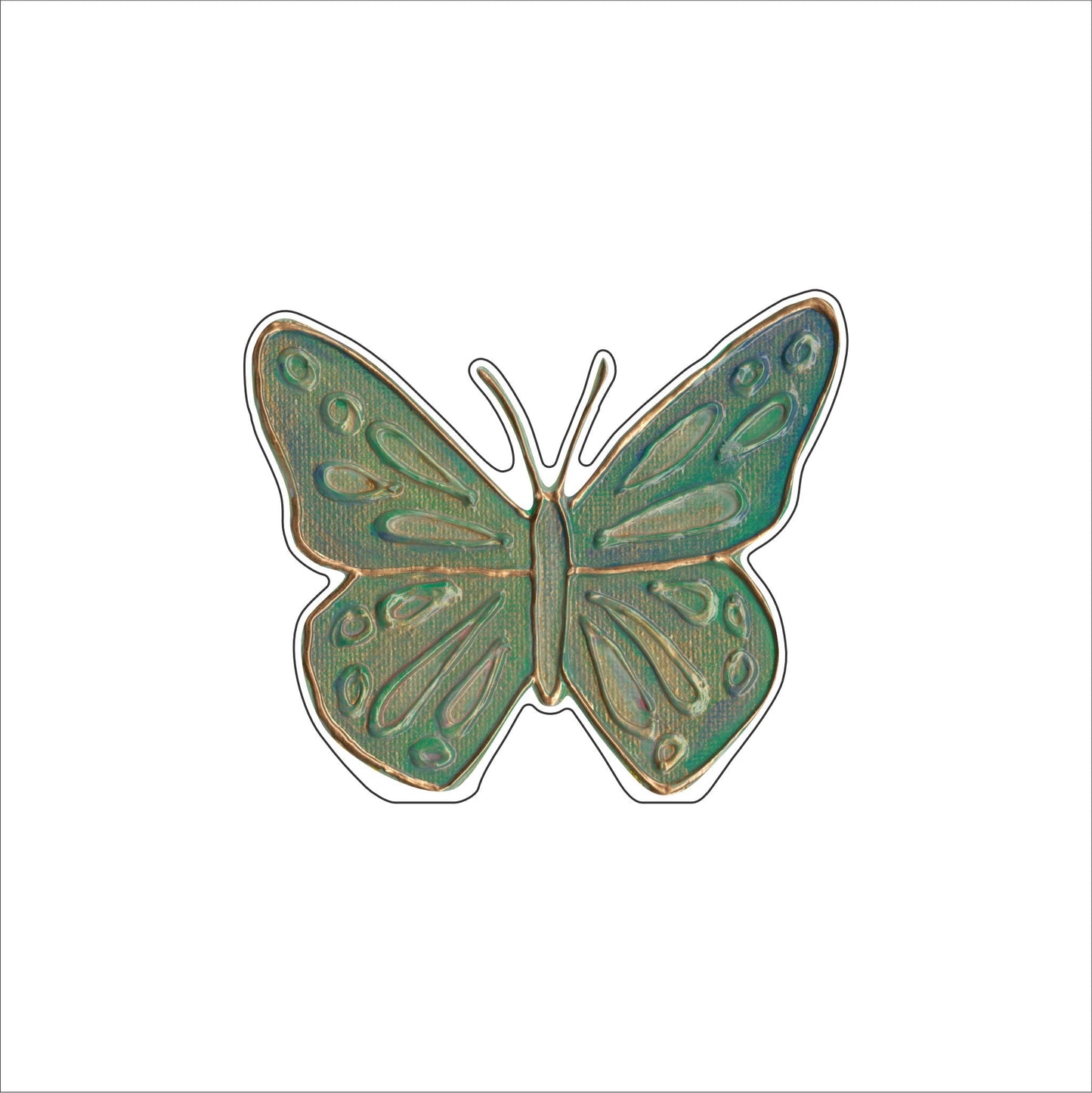 LFA-067 Blue Butterfly | 0.75Acrylic Contour |
