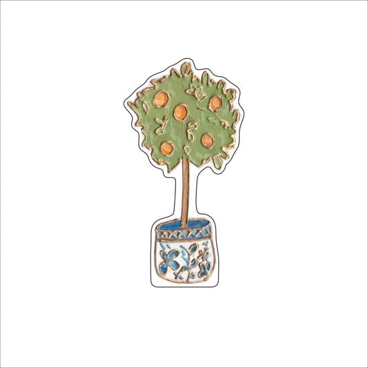 LFA-074 Orange Topiary Mini | 0.50Acrylic Contour |